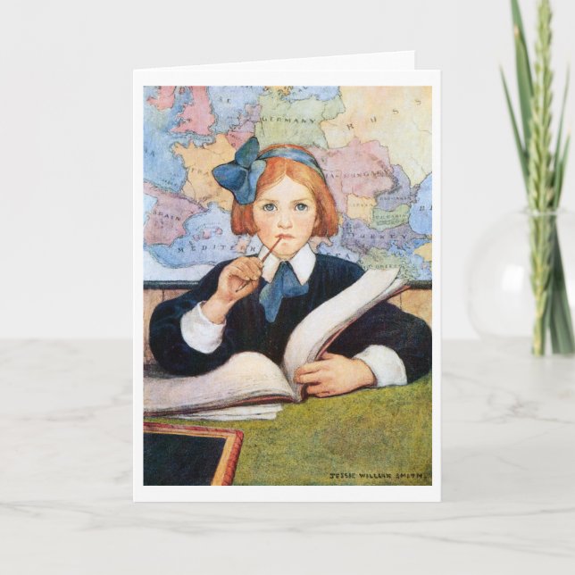 Scholar, Jessie Willcox Smith Kort (Framsida)