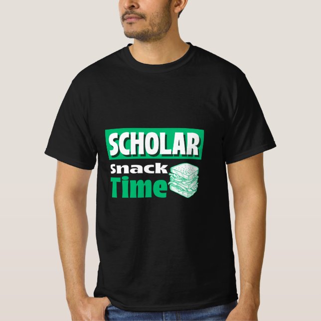 Scholar Snack Time-School Lunch Break t-shirt (Framsida)