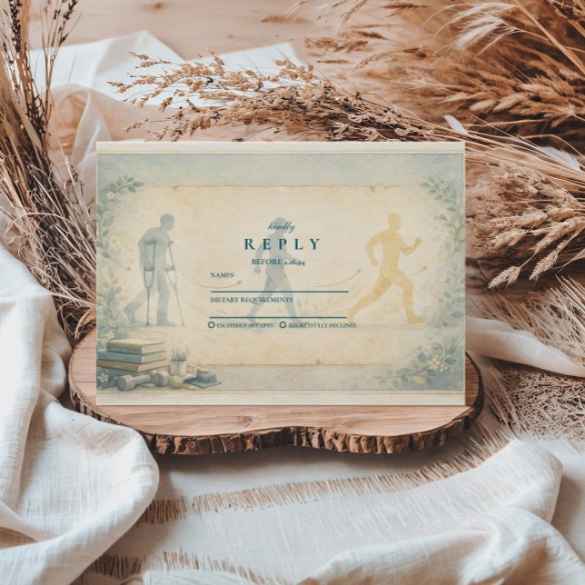 Scholarly Physical Therapy Graduation OSA Kort (Skapare uppladdad)