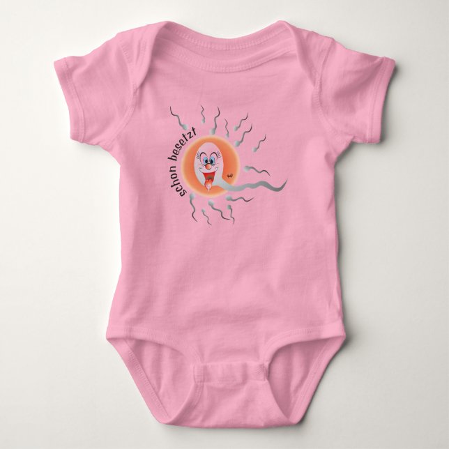 schon besetzt baby strampler t shirt (Framsida)