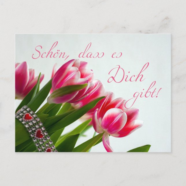 Schön, Dass es Dich gibt! Vykort (Framsida)