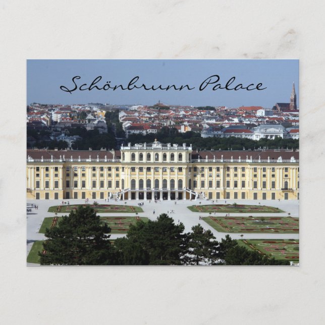 schönbrunn palace vienna vykort (Framsida)
