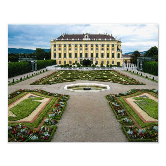 Schonbrunn Palace, Wien - fotoutskrift Fototryck (Framsidan)