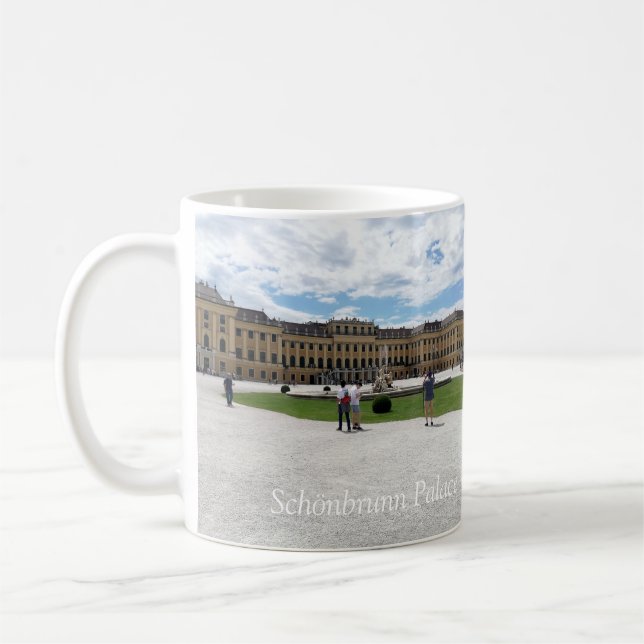 Schönbrunn Palace Wien, Österrike Kaffemugg (Vänster)