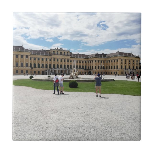 Schönbrunn Palace Wien, Österrike Kakelplatta (Framsidan)