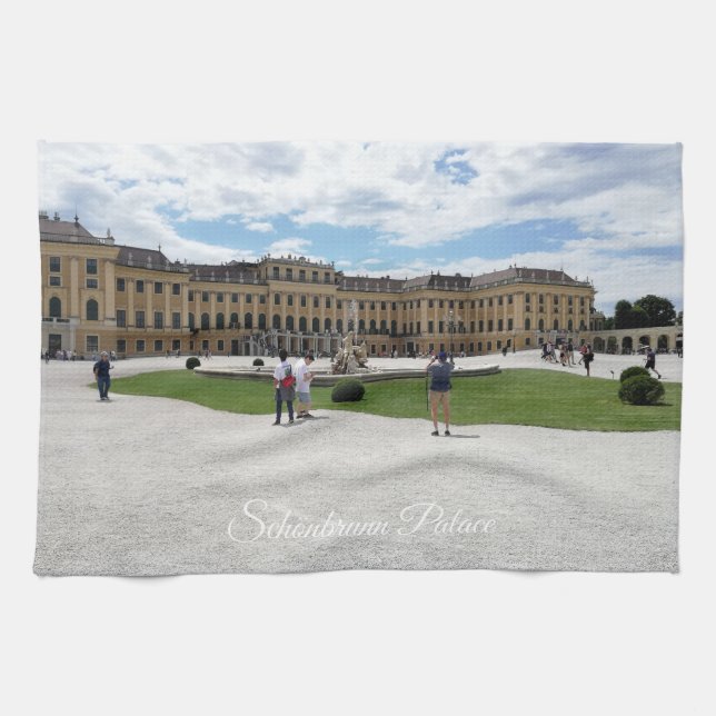 Schönbrunn Palace Wien, Österrike Kökshandduk (Horisontell)