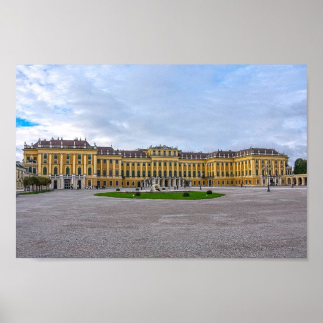 Schönbrunn Palace, Wien, Österrike Poster (Framsidan)