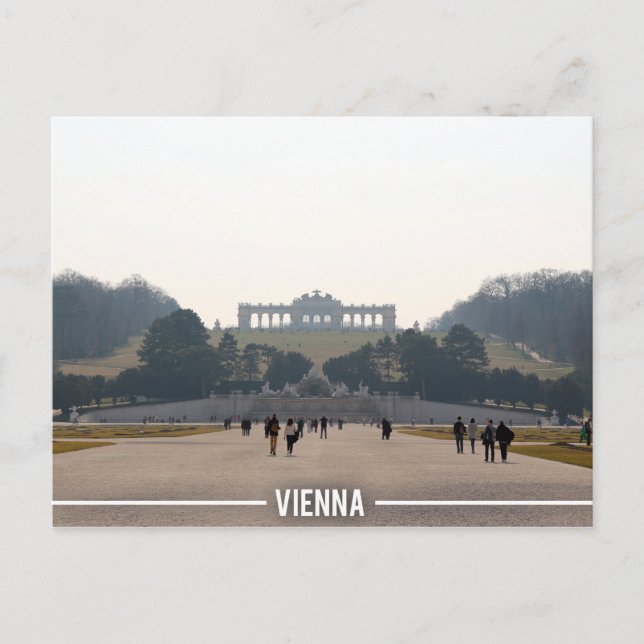 Schonbrunn Palace - Wien Österrike Vykort (Framsida)