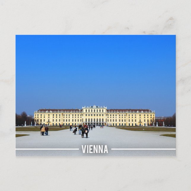 Schönbrunn Palace - Wien Österrike Vykort (Framsida)