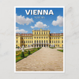 Schönbrunn Palace WiÖsterrike Travel Vykort