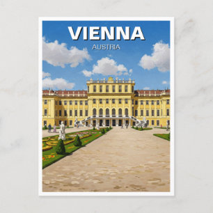 Schönbrunn Palace WiÖsterrike Travel Vykort