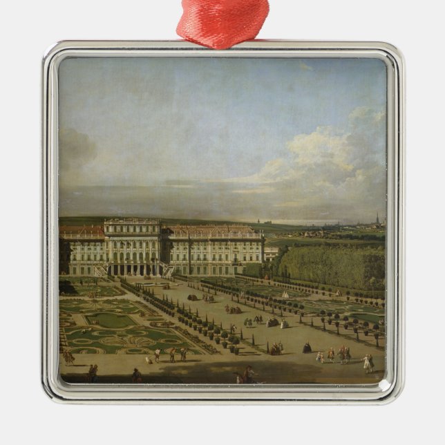 Schonbrunn slott och trädgårdar, 1759-61 julgransprydnad metall (Framsidan)