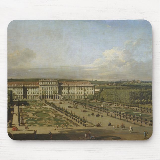 Schonbrunn slott och trädgårdar, 1759-61 musmatta (Framsidan)