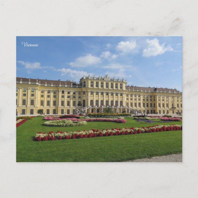 Schönbrunn slott Wien Helg Vykort (Framsida)
