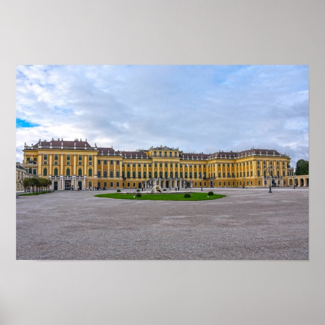 Schönbrunn slott, Wien, Österrike Poster (Framsidan)