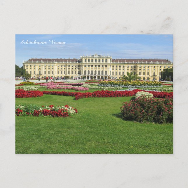 Schönbrunn, Wien Helg Vykort (Framsida)