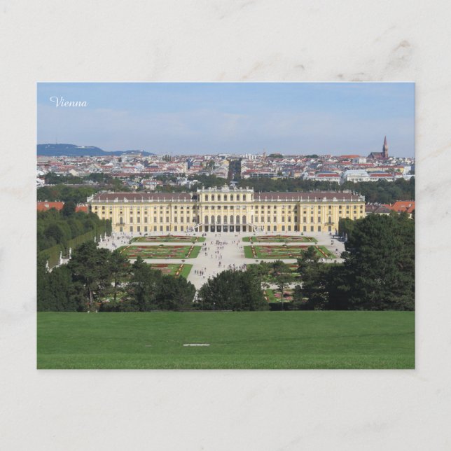 Schönbrunn Wien Helg Vykort (Framsida)