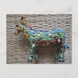 Schöne Postkarte ’Esel’ Vykort