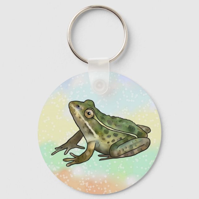 schöner Frosch Schlüsselanhänger Nyckelring (Framsida)
