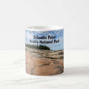 Schoodic Point i Acadia nationalpark i Maine Kaffemugg