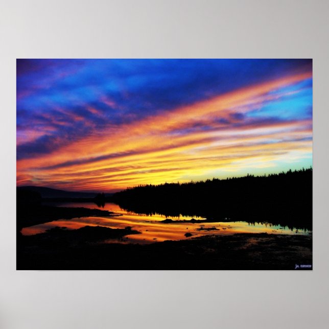 Schoodic Sunset Poster (Framsidan)