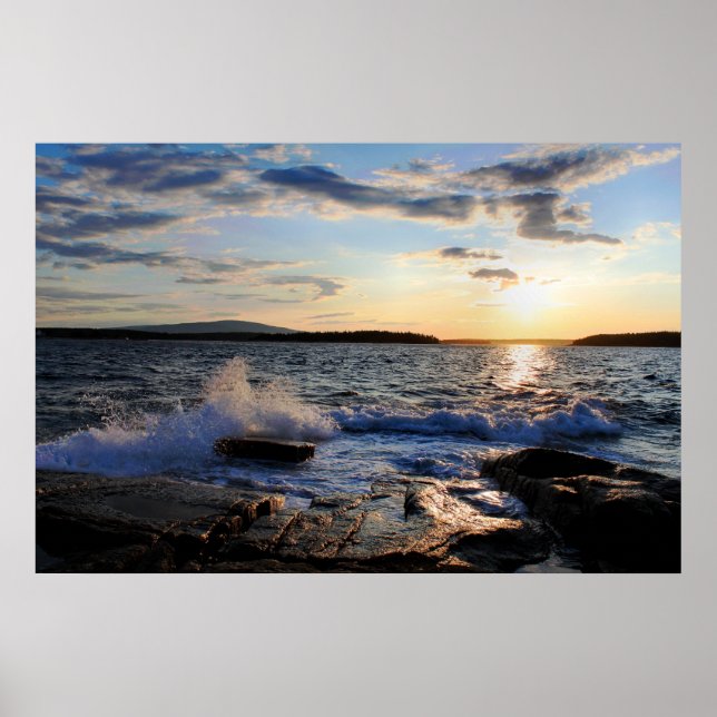 "Schoodic Sunset" Poster (Framsidan)