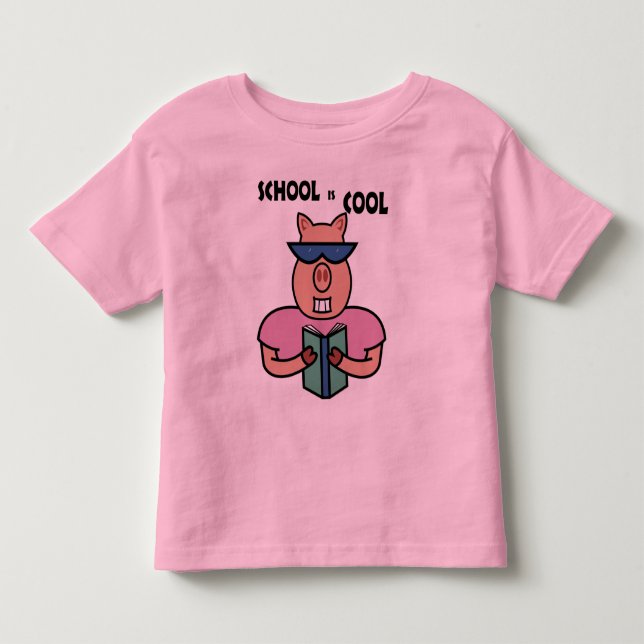 School är den kalla t-skjortan tröja (Framsida)