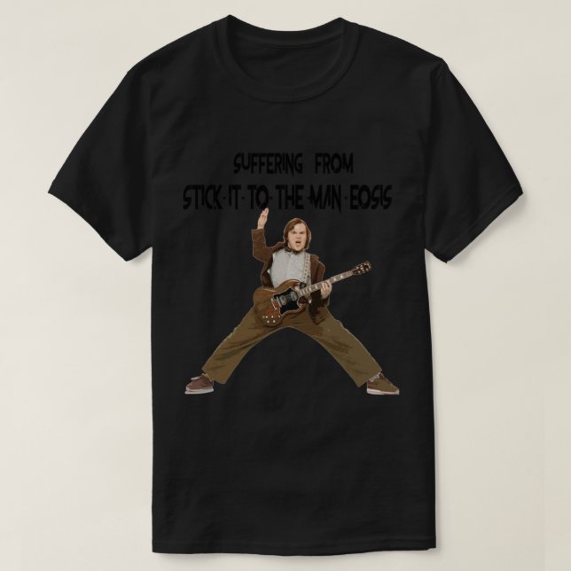 School av STEN JACK BLACK. T Shirt (Design framsida)