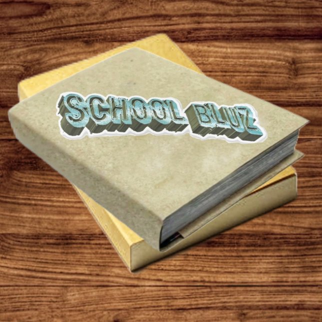 School Bluz-3D Klistermärken (This School Bluz-3D Vinyl Sticker, really stands out!)