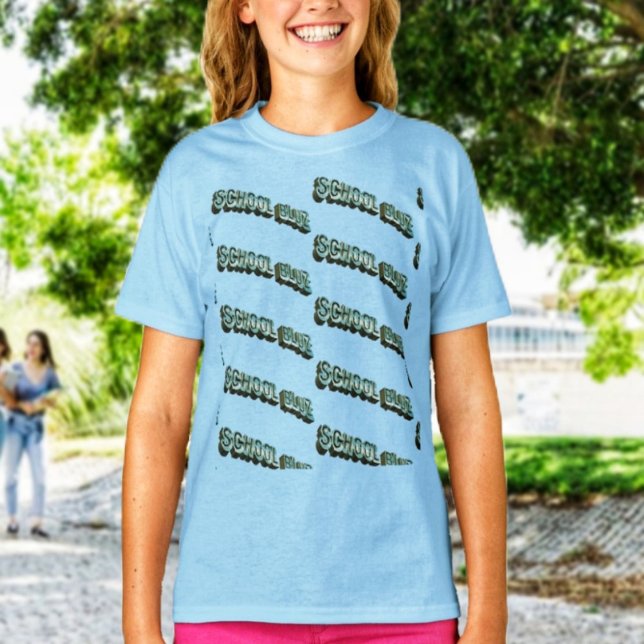 School Bluz-3D T Shirt (This School Bluz-3D T-Shirt, comes in a variety of colors, and sizes!)