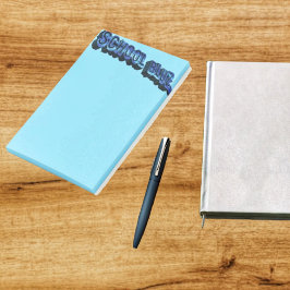 School Bluz-3DII Post-it Block