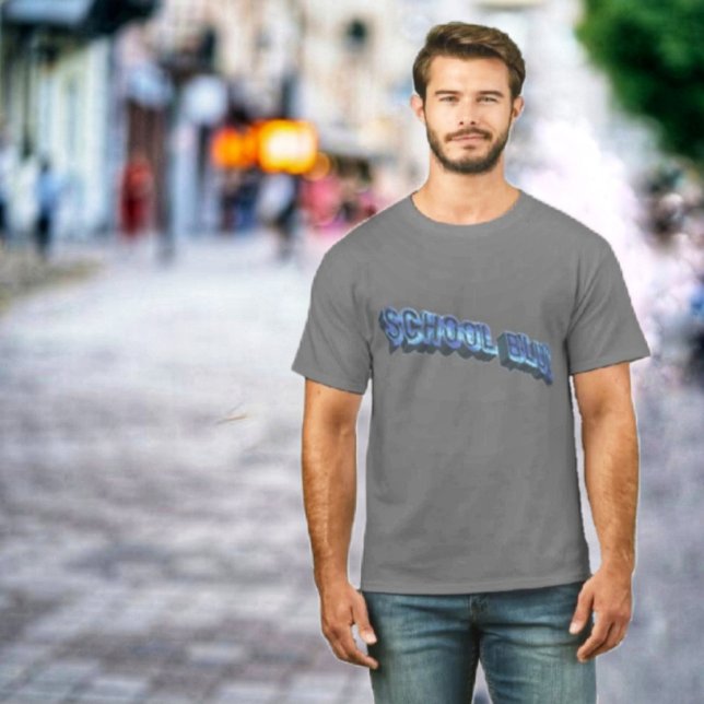 School Bluz-3DII T Shirt (An urban, casual t-shirt, to wear around campus!)