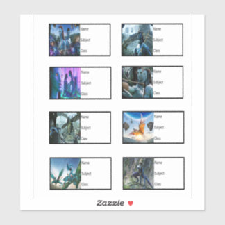 School Bok Stickers - Avatar Klistermärken