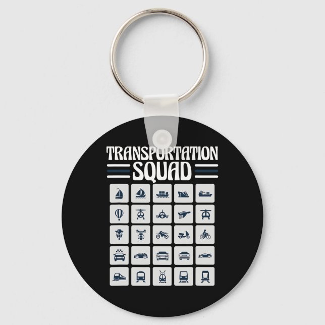 School Bus Driver Back To School Funny Transportat Nyckelring (Framsida)