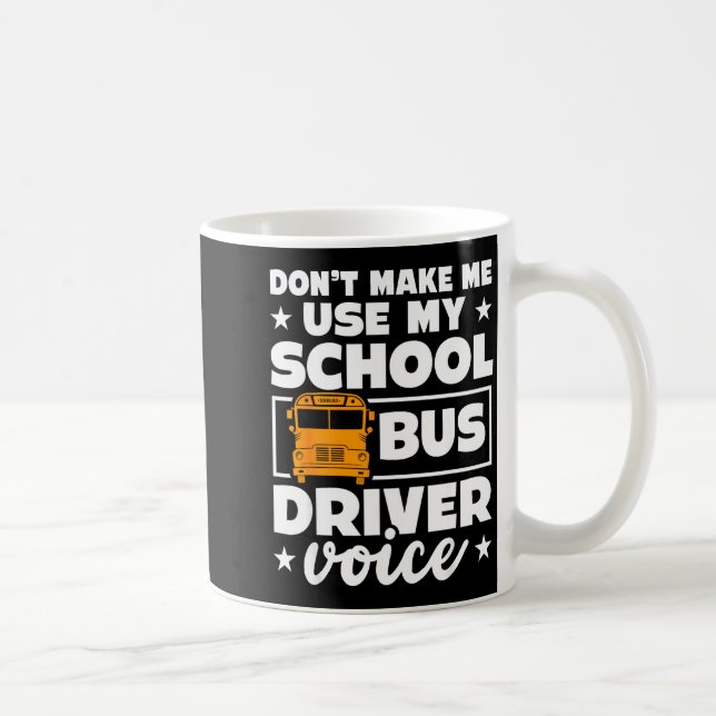 School Bus Driver Funny School Bus Drivers Quote  Kaffemugg (Höger)