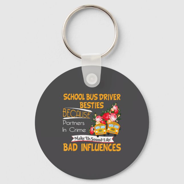 School Bus Driver Ies  Nyckelring (Framsida)