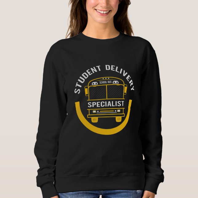 School Bus Driver Student Delivery Specialist love T Shirt (Framsida)