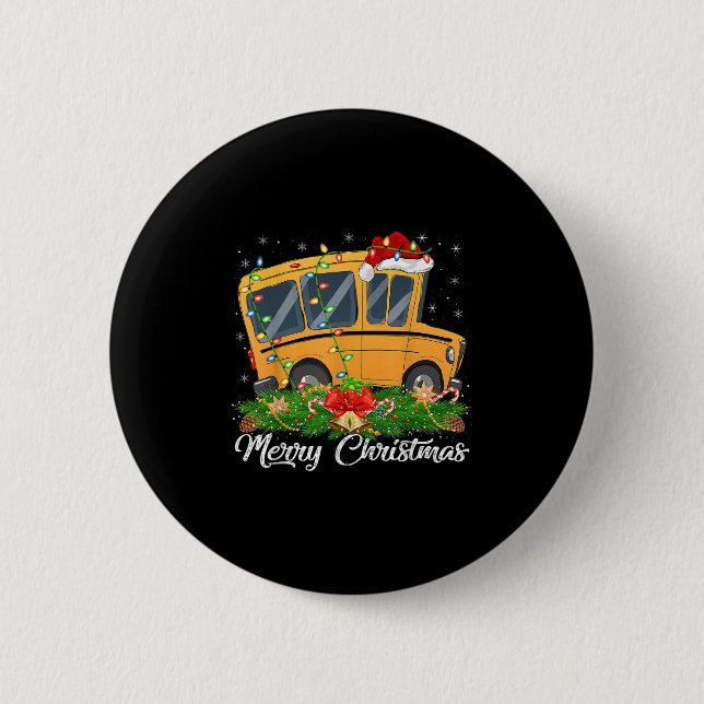 School Bus Lover Matching Santa Hat School Bus Chr Knapp (Framsida)