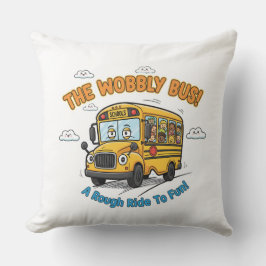 School Bus Nursery Decor-The Wobbly Bus Kudde