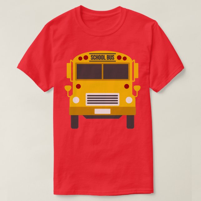 School Buss Drive Back to school 1 T Shirt (Design framsida)