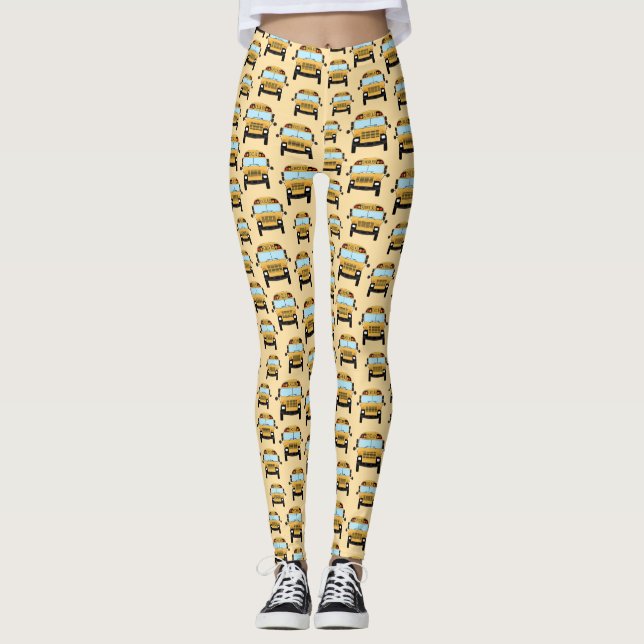 School Buss Driver Leggings (Framsida)
