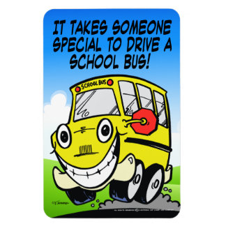 School Buss Driver Magnet