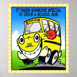 School Buss Driver Poster