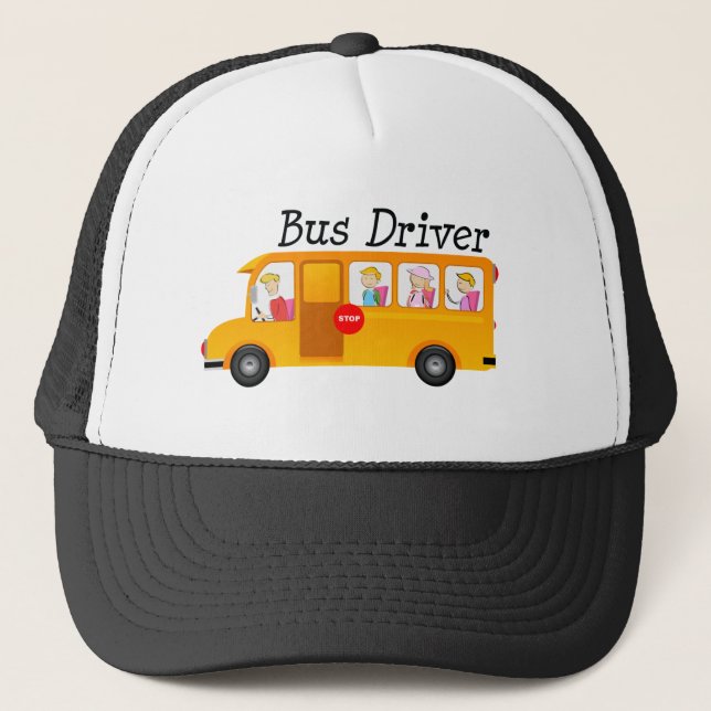 School Buss Driver Truckerkeps (Framsida)
