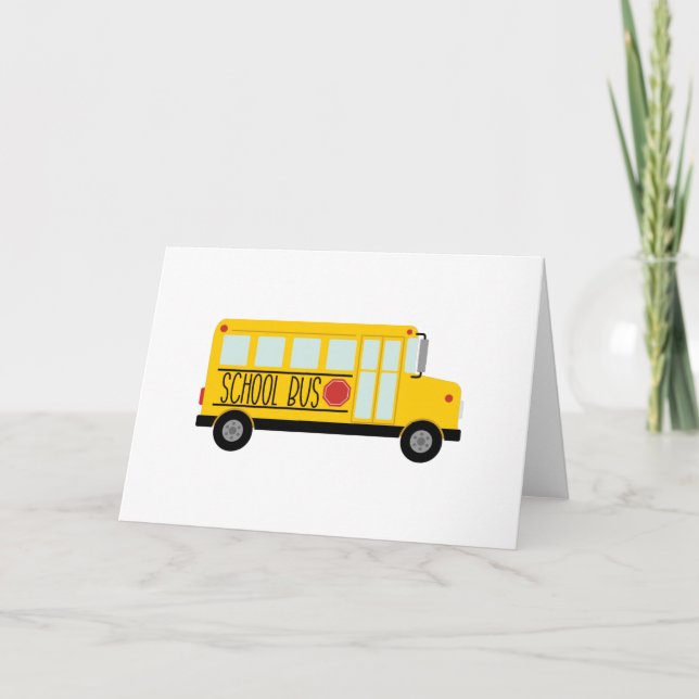 School Buss Kort (Framsida)