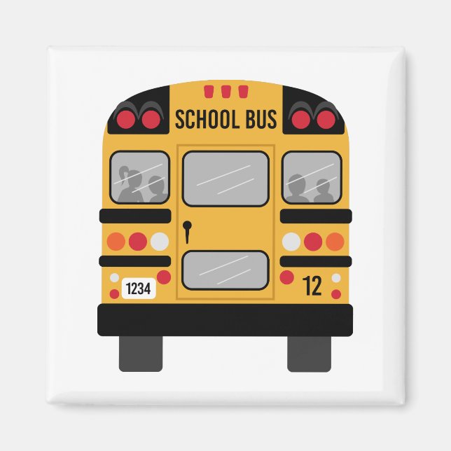 School Buss Magnet (Framsidan)