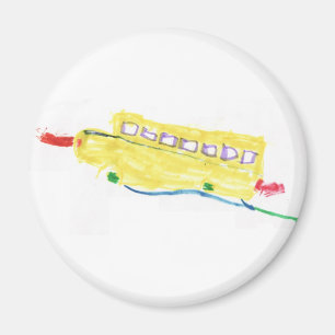 School Buss magnet