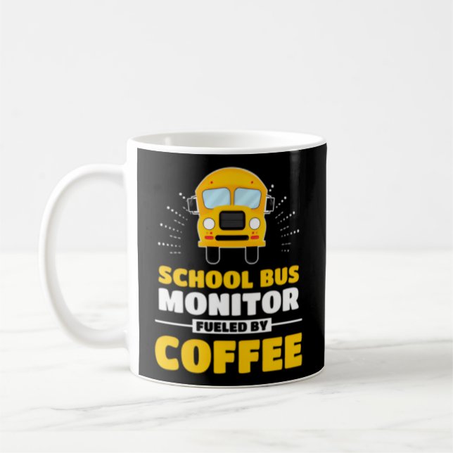 School Buss Monitor Kaffemugg (Vänster)