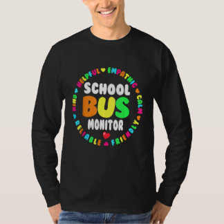 School Buss Monitor Squad Back to School Matching T Shirt