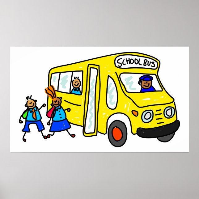 School Buss Poster (Framsidan)